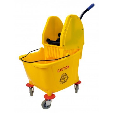 Downpress Wringer Bucket Combo – 8 GAL (32 L) – Yellow image 0