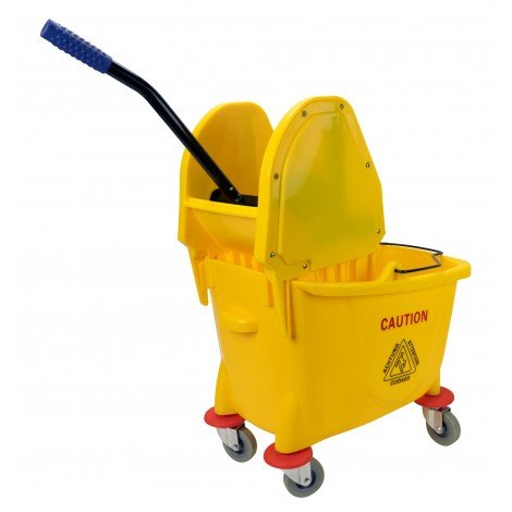 Downpress Wringer Bucket Combo – 8 GAL (32 L) – Yellow image 1