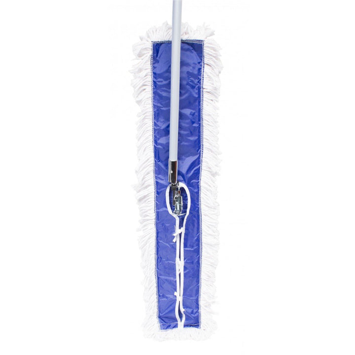 Dust Mop For Dry Floors – With 60" Handle – 24" (61 CM) – White image 1