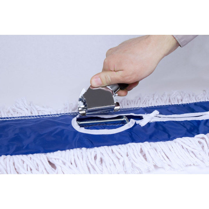Dust Mop For Dry Floors – With 60" Handle – 24" (61 CM) – White image 2