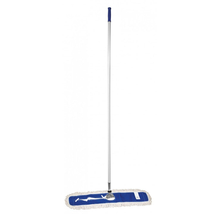 Dust Mop For Dry Floors – With 60" Handle – 24" (61 CM) – White image 0