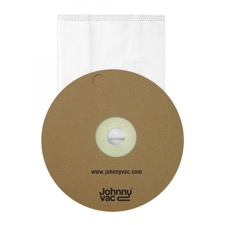 Johnny Vac Round Microfilter HEPA Vacuum Bag For JVT1 And Ghibli - 5 Bags image 0