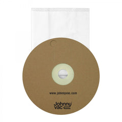 Johnny Vac Round Microfilter HEPA Vacuum Bag For JVT1, Ghibli - Pack of 5