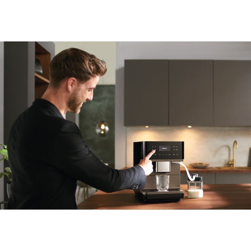 Miele CM6360 Fully Automatic Countertop Espresso Machine - Bronze Pearl Coffee Machines