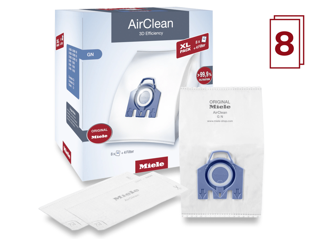 Miele GN AirClean 3D Vacuum Bags and Filter XL Value Pack Superior Vacuums