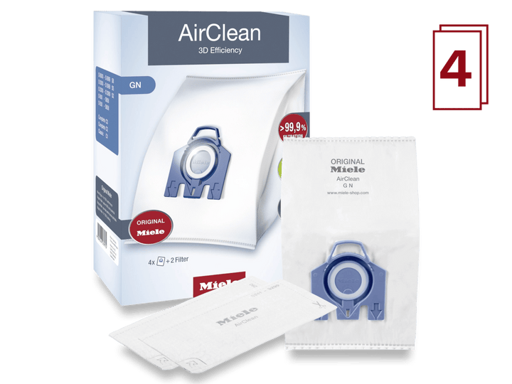 Miele GN Dustbags AirClean 3D Vacuum Bags and Filter