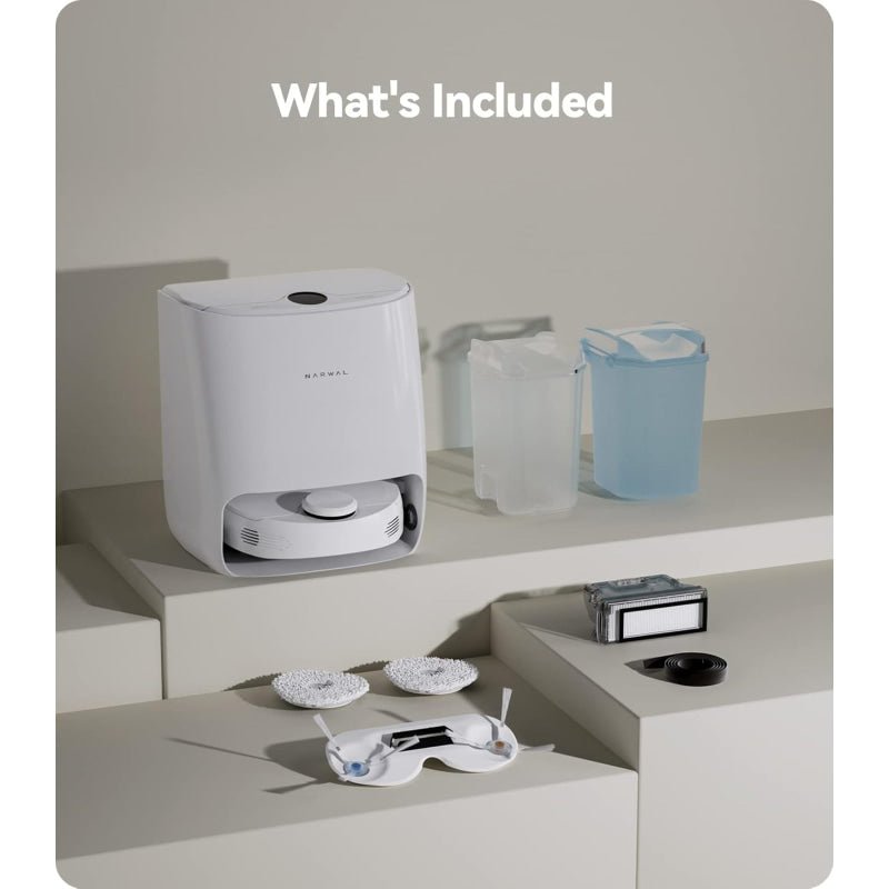 Narwal T10 Robot Vacuum & Mop – Self-Cleaning Smart Navigation for Hard Floors - New (Open box)