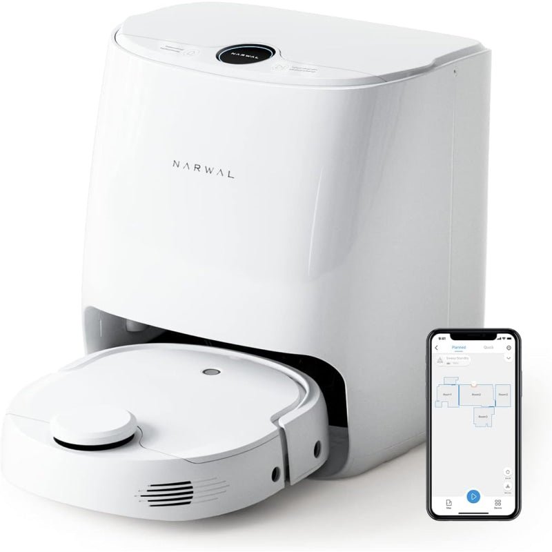 Narwal T10 Robot Vacuum & Mop – Self-Cleaning Smart Navigation for Hard Floors - New (Open box)