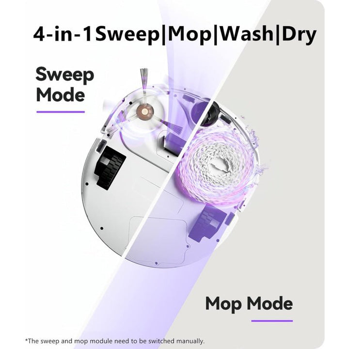 Narwal T10 Robot Vacuum & Mop – Self-Cleaning Smart Navigation for Hard Floors - New (Open box)