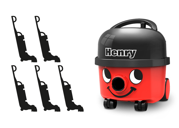 Numatic Henry 160 Vacuum Cleaner Compact Canister - Canister Vacuums