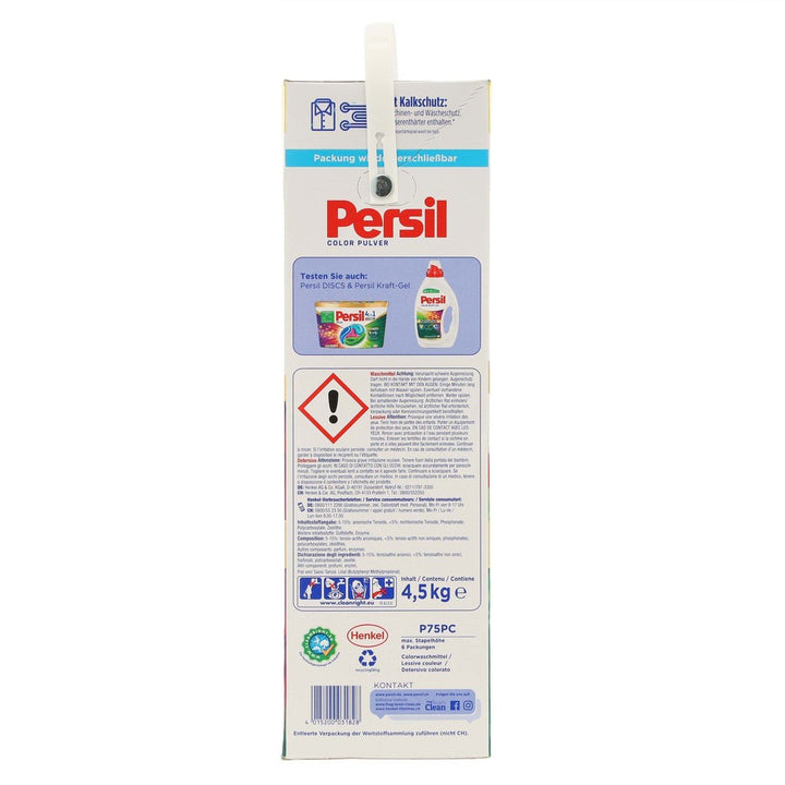 Persil Colour Powder 4.5KG - 75 Loads - Cleaning Products