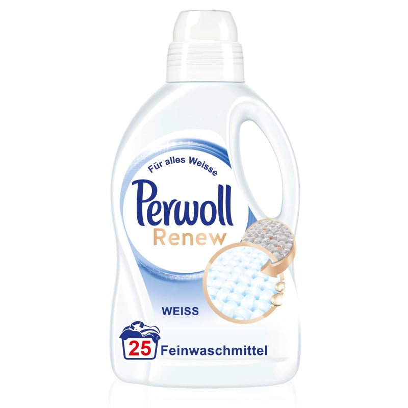 Perwoll Renew White Liquid Detergent 1.375L - 25 Loads - Cleaning Products