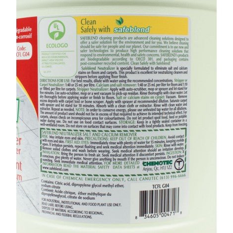 Safeblend Neutralizer Salt And Calcium - Ecologo (4 L) - Pack Of 4 image 2