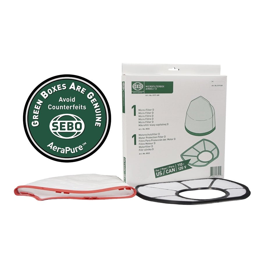 SEBO D-Series Filter Set