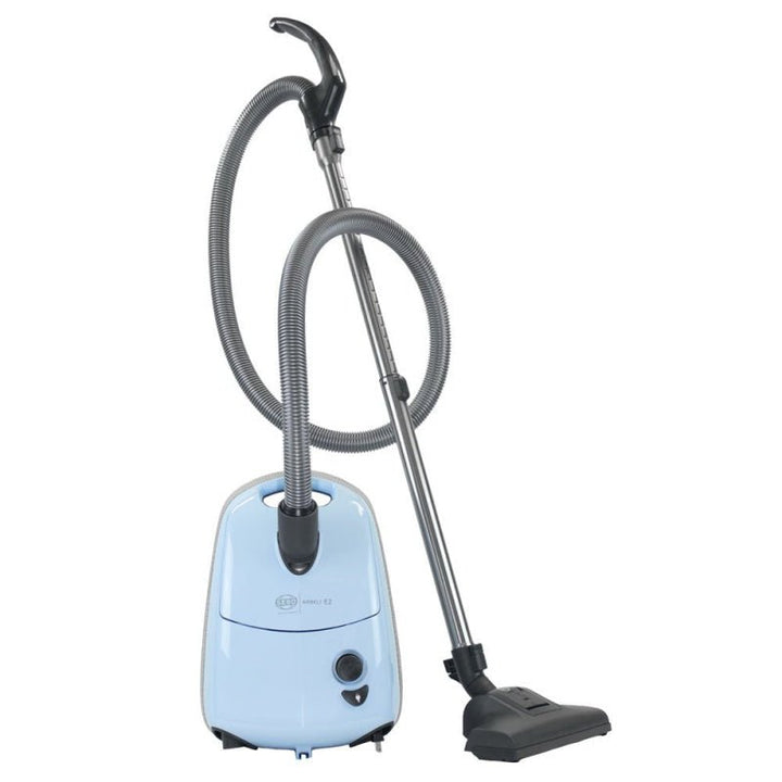 SEBO E2 Premium Turbo Canister Vacuum Cleaner - Pastel Blue / 1200w Motor - Canister Vacuums