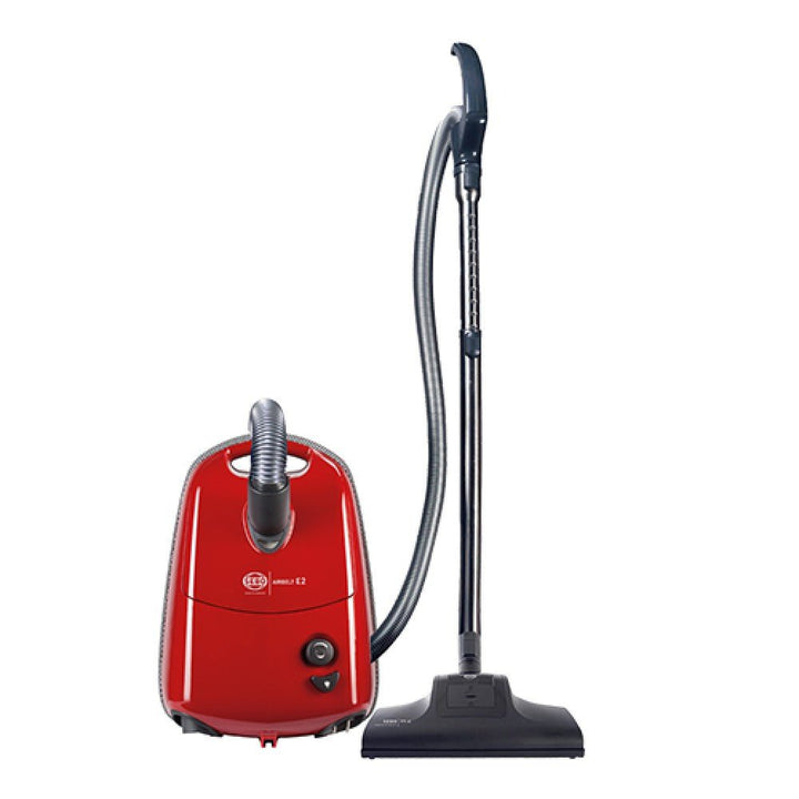 SEBO E2 Premium Turbo Canister Vacuum Cleaner - Red / 1200w Motor - Canister Vacuums