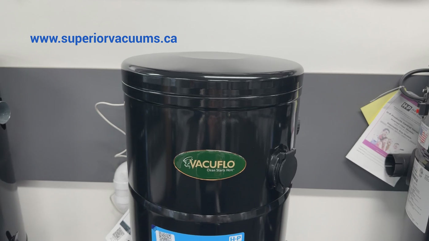 VACUFLO FC350 - Advanced Cyclonic Power Unit for Homes up to 2,500 Sq. Ft.