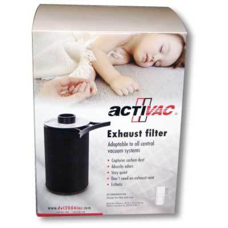 Activac Central Exhaust HEPA & Carbon Washable Foam Filter - Vacuum Filters
