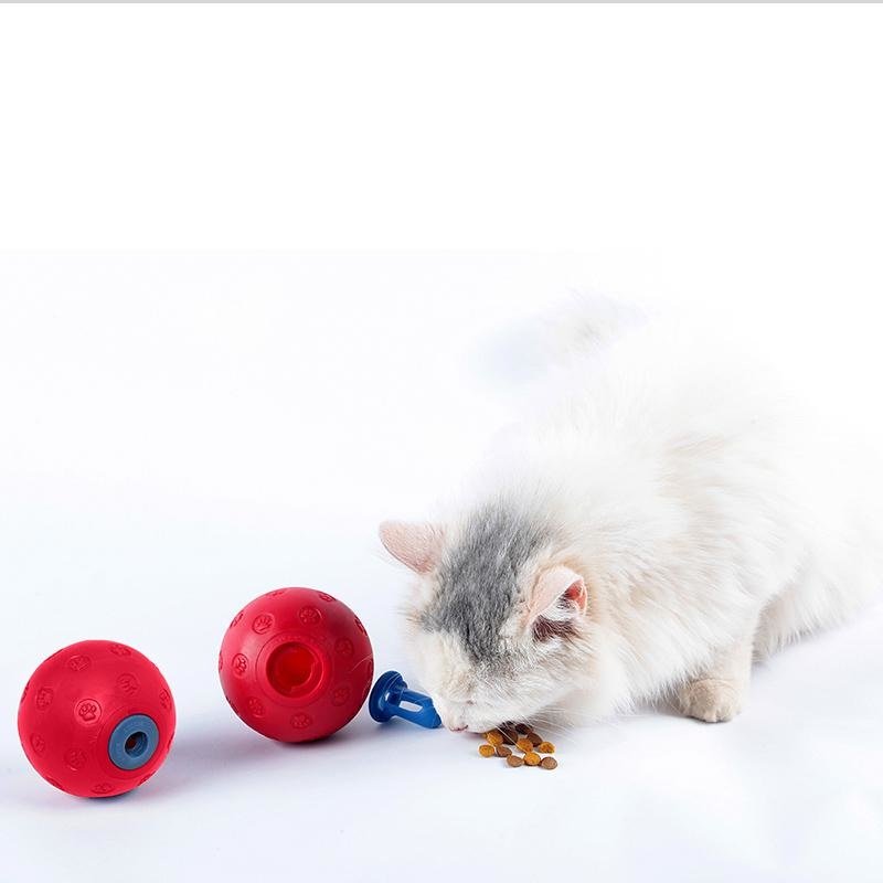 Adjustable Opening Vinyl Cat Treat Ball - Small - Pet Products