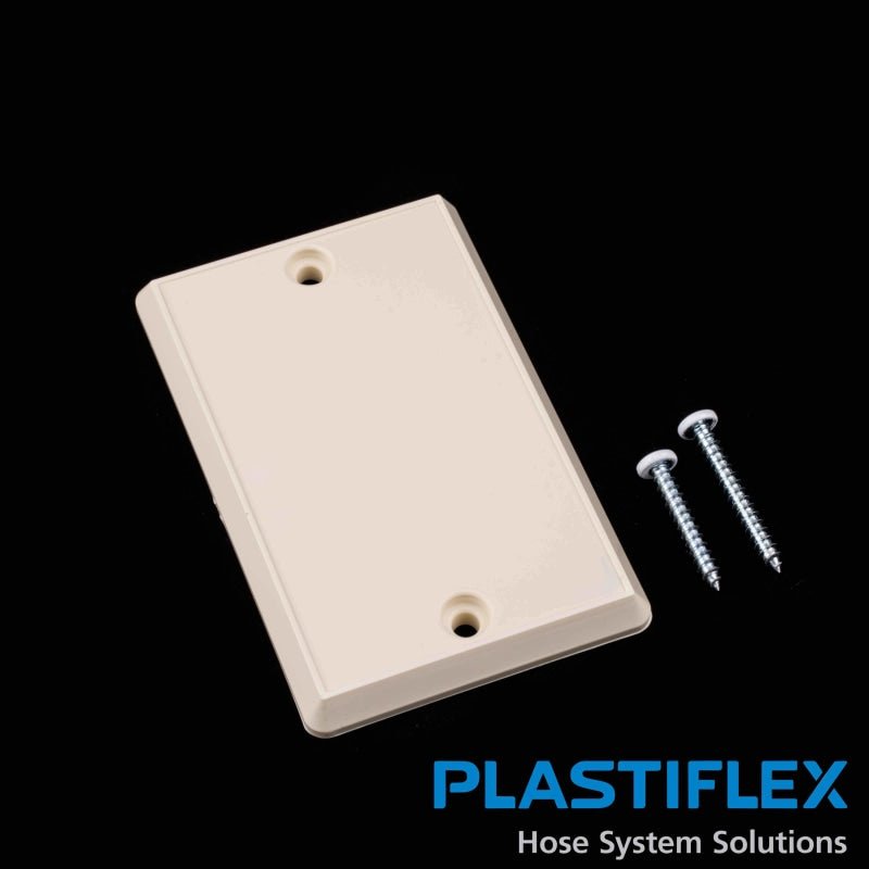 Plastiflex Central Vacuum Cover Plate - Almond - Central Vacuum Parts