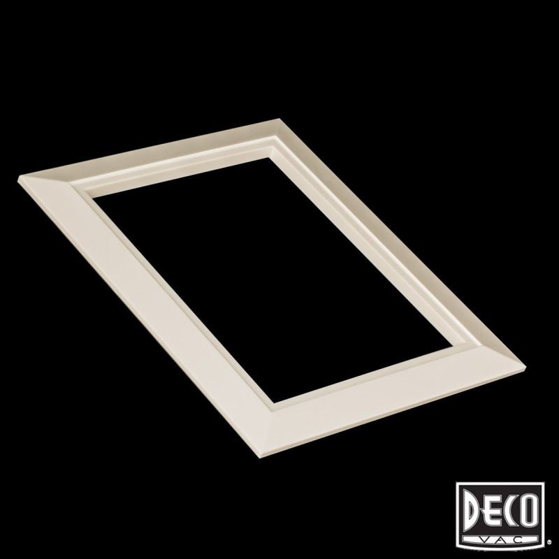 Deco Central Vacuum Wall Valve Trim Plate - Almond - Central Vacuum Parts