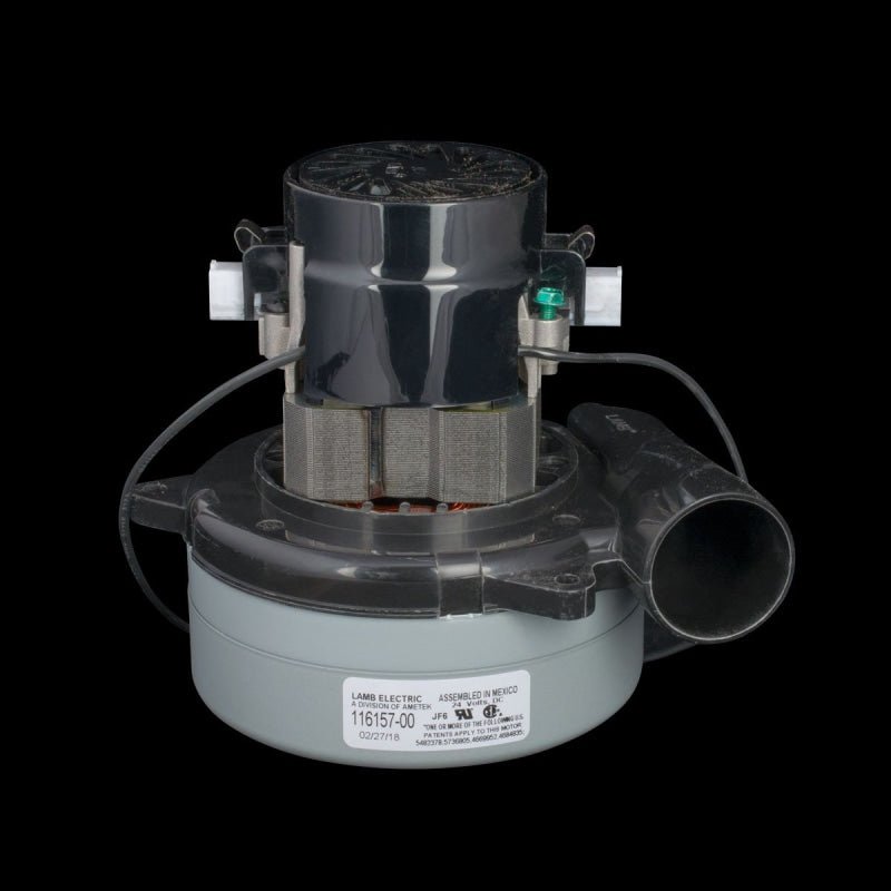 Ametek Motor 2 Stage 24 Volt Bypass 5.7 Tangential Discharge 17.5 Amps - M116157-00 - Vacuum Motor