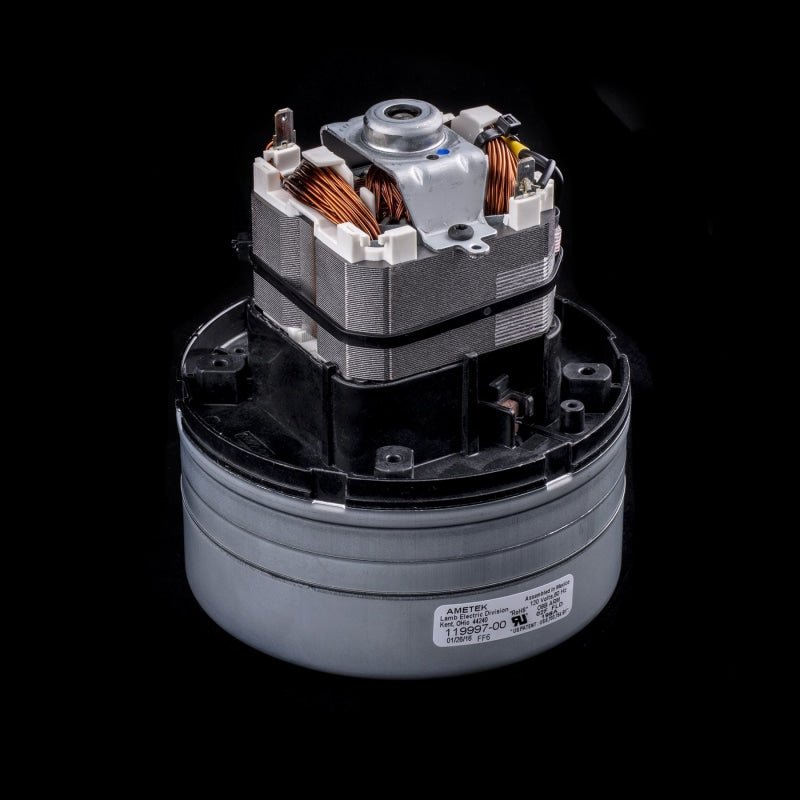 Ametek Oem Motor 2 Stage Flow Thru 120 Volt 5.7 Air Watt Series 15 Amp - M119997-41 - Vacuum Motor