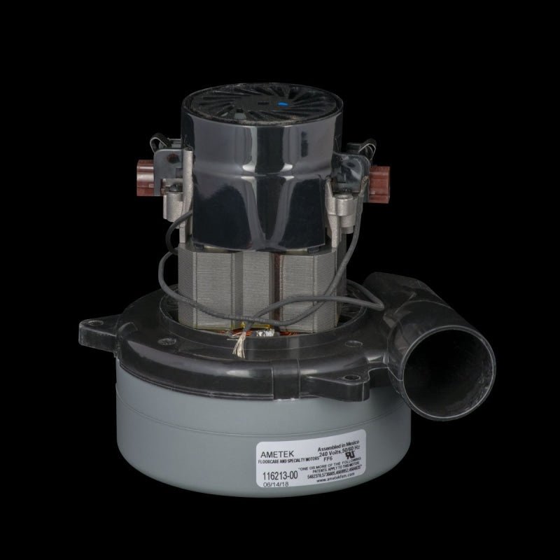Ametek Lamb Oem Motor 2 Stage 240 Volt 5.7 Bypass Tangential 4.6 Amps 116213-00 - Vacuum Motor
