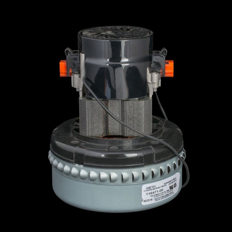 Ametek Lamb Motor 2 Stage Bypass Peripheral Discharge 11.7 Amps 116471-00 - Vacuum Motor