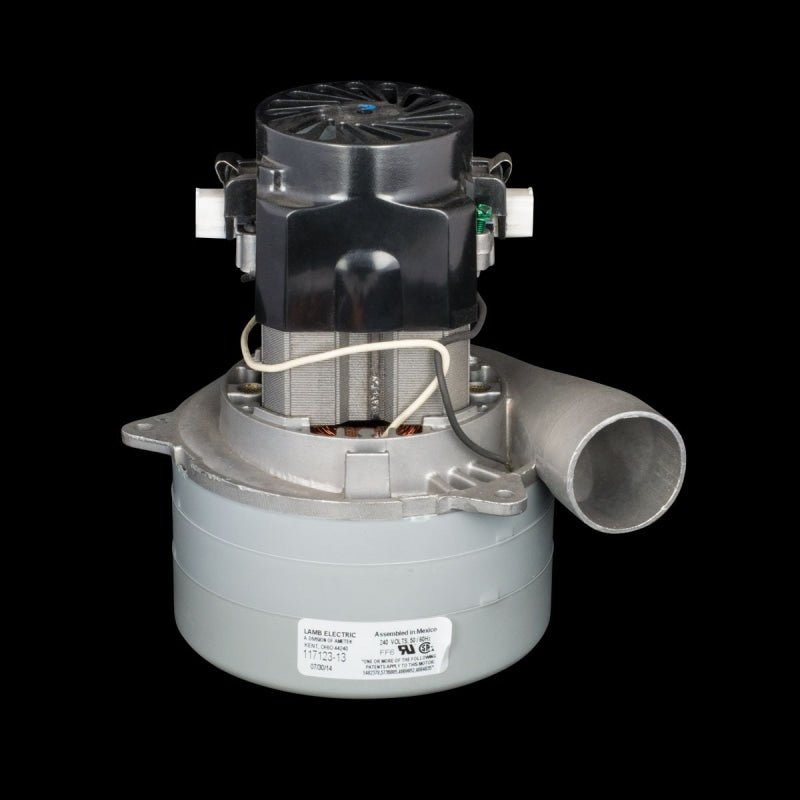 Ametek Lamb Motor 3 Stage Bypass 220/240 Volt Tangential Discharge 6.8 Amps 117123-13 - Vacuum Motor