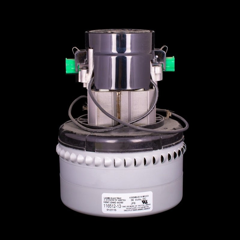 Ametek Lamb Motor 3 Stage 36 Volt Bypass Peripheral Discharge 20 Amps 116512-13  - Vacuum Motor