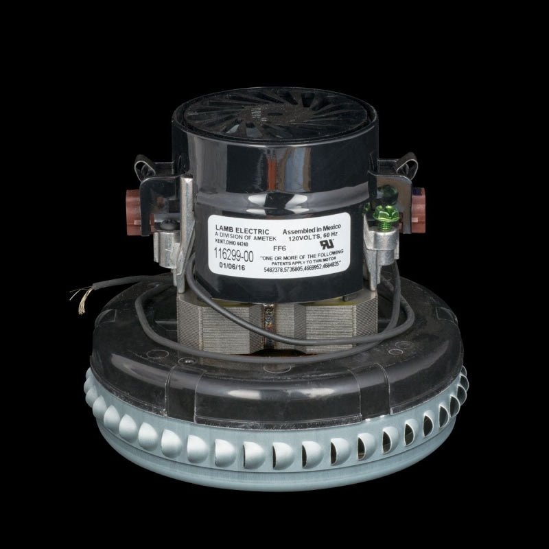 Ametek Lamb Motor 1 Stage Bypass Peripheral Discharge 5.8 Amps 116299-00 - Vacuum Motor