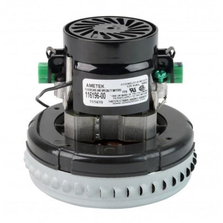 Bypass Vacuum Motor 5.7" Dia 1 Fan 120V 7A 827V