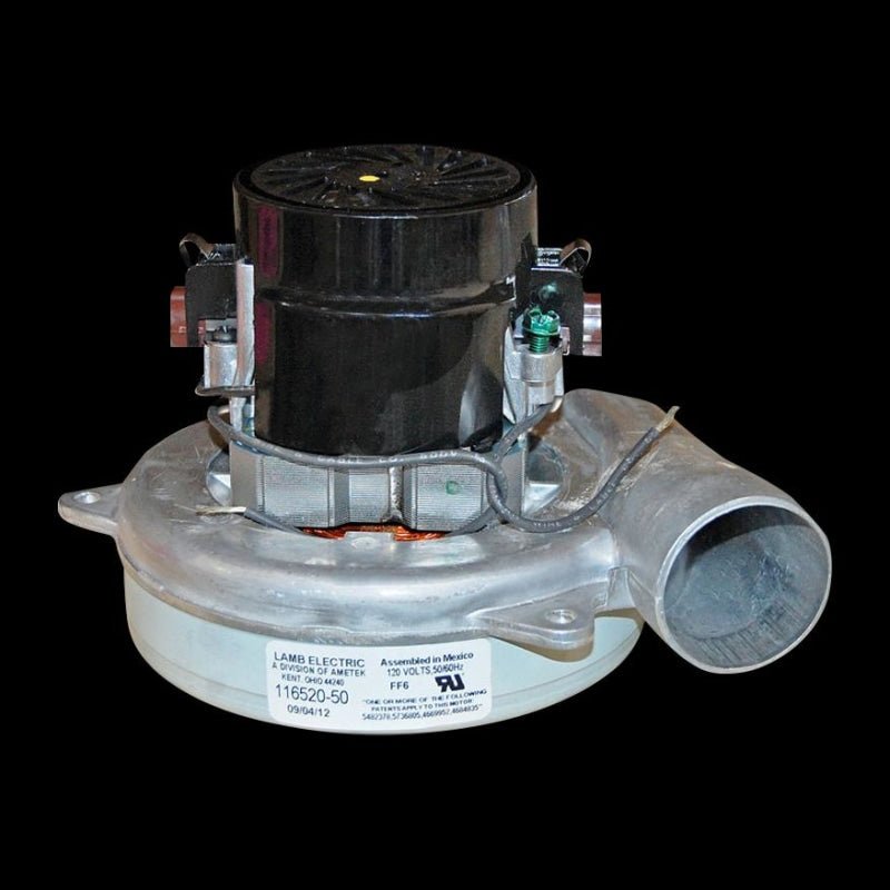 Ametek Lamb Motor 1 Stage Bypass Tangential Discharge 5.8 Amps 116520-50 - Vacuum Motor