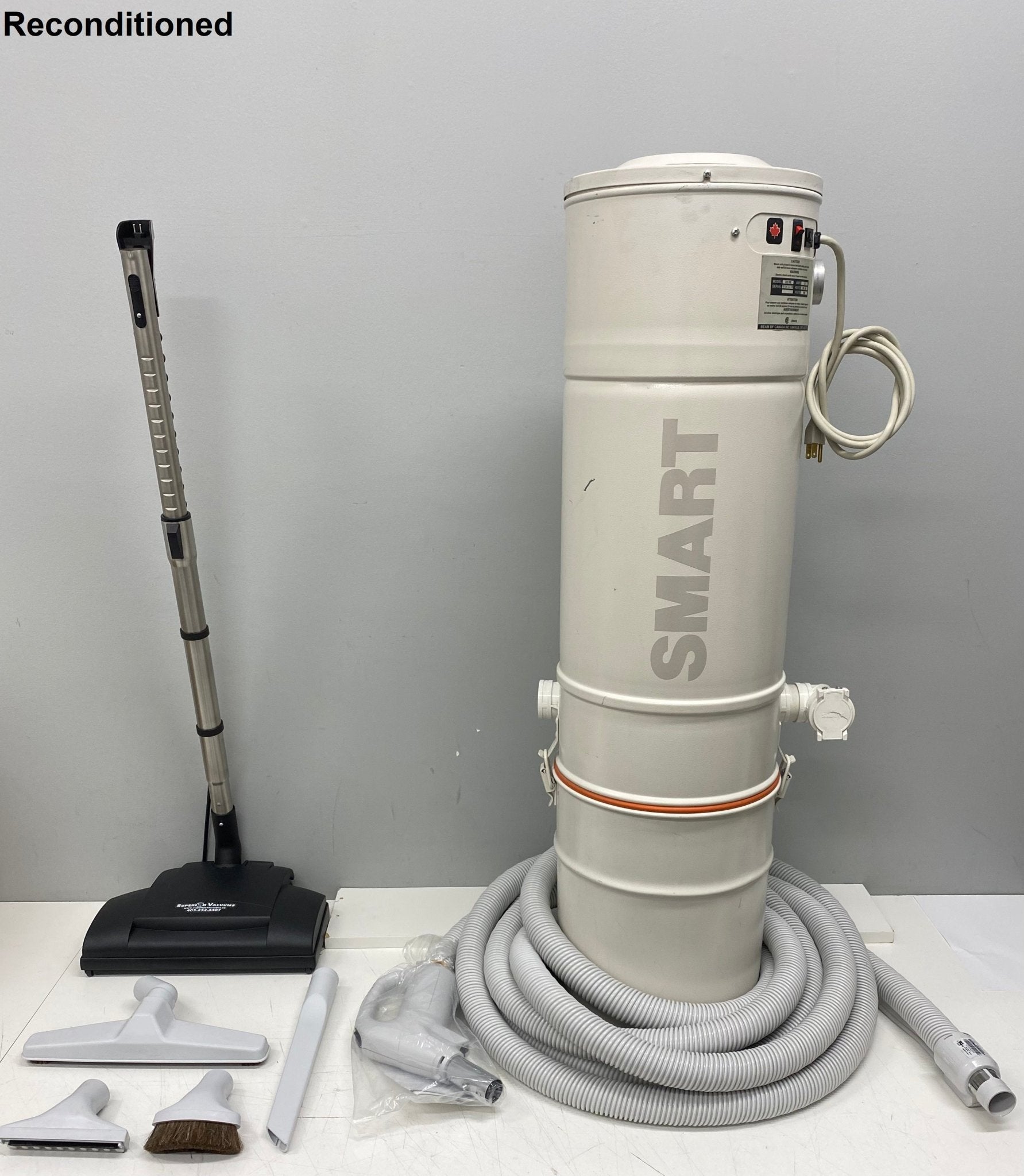 Beam Smart 372PE Central Vacuum System with Hybrid Power Unit and Self Superior Vacuums