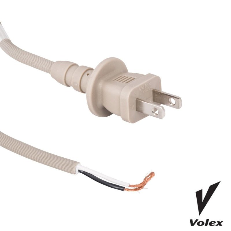 Beige Cord With Rewind Plug 18 Gauge - 20 - Vacuum Cords