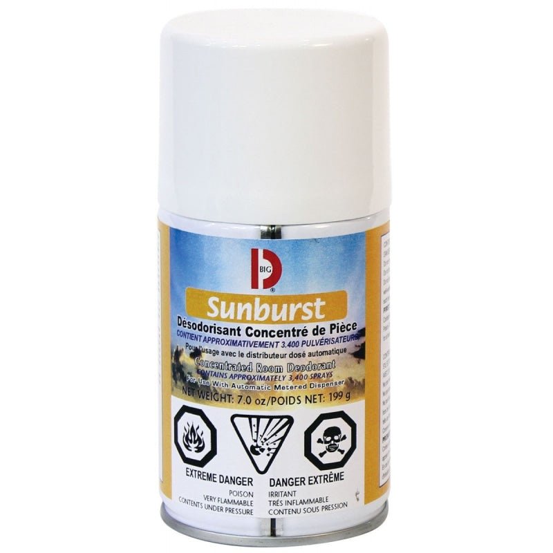 Big D Metered Room Deodorant Sunburst 7 oz (199g)