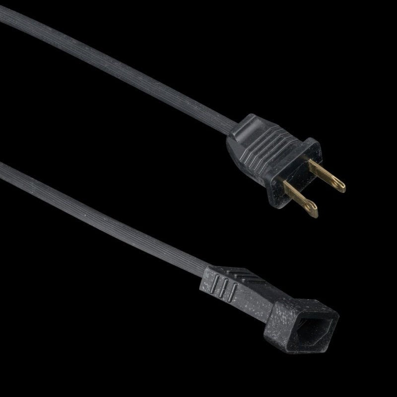 Black 2 Pin Powerbrush To Central Vacuum Hose Cord - 35 - Vacuum Cords