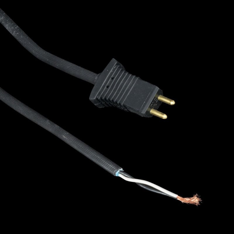 Black 2 Pin Powerbrush To Swivel Neck Pigtail Cord - 42 - Vacuum Cords