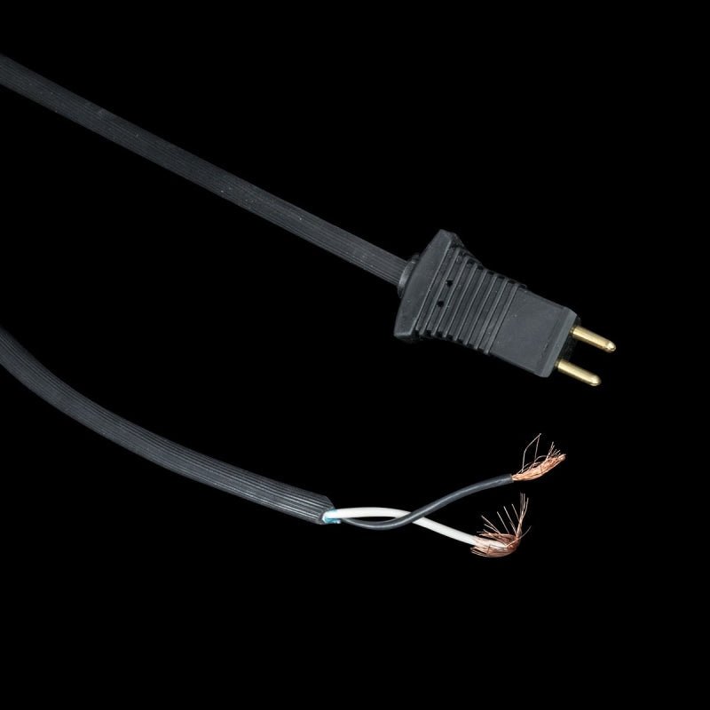 Black 2 Pin Powerbrush To Swivel Pigtail Cord - 48 - Vacuum Cords