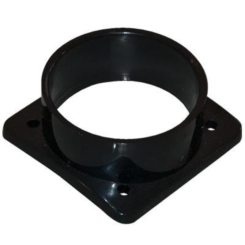 Black Central Vacuum Input Flange Coupling - Central Vacuum Parts