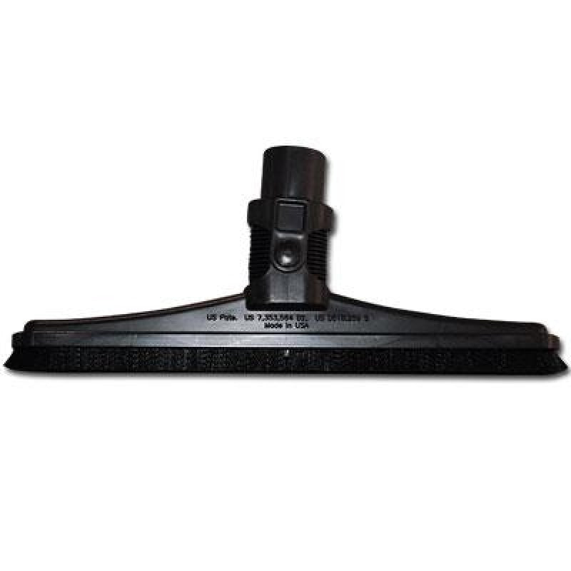 Black Commercial Sidewinder Floor Brush - 1 1/2 Neck x 15 - Tools & Attachments