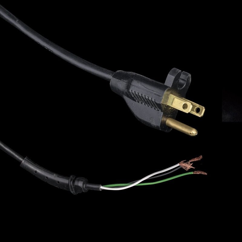 Black Hoover Cord 3 Wire 18/3 3 Prong - 30 - Vacuum Cords