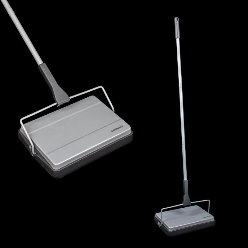 Black/Grey All Surface Carpet Sweeper - 8 Cleaning Path - Carpet Sweepers