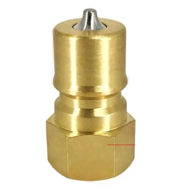 Brass 1/4" Quick Disconnect Coupler Valve for Carpet Cleaning Wand