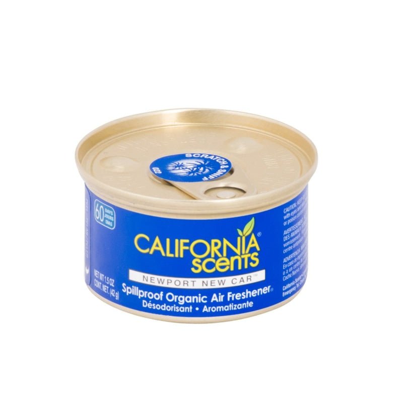 California Scents Spillproof Organic Air Freshener 1.5OZ Newport New Car