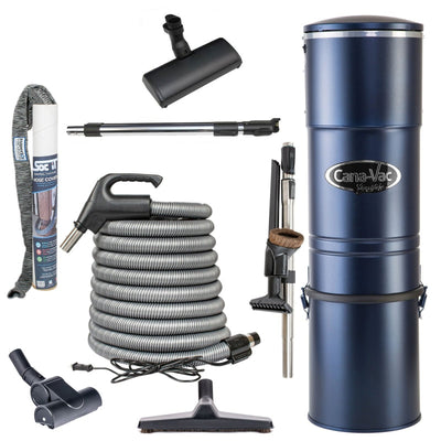 CanaVac Signature LS-790 Central Vacuum With Nilfisk Select Power Head Accessory Kit - Central Vacuum Power Unit with Kit