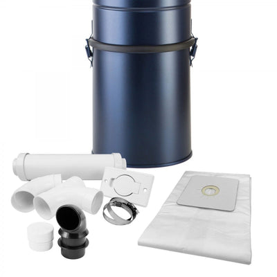 CanaVac Signature Series LS-690 Central Vacuum With Wessel Werk Superior Turbo Head Kit - Central Vacuum Power Unit with Kit