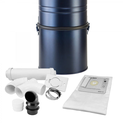 CanaVac Signature XLS-990 Central Vacuum With Standard Central Vacuum Accessory Kit - Central Vacuum Power Unit with Kit