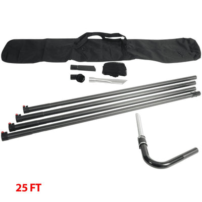 Carbon Fiber Gutter Pole Cleaning Kit - 25 Ft - Tools & Attachments